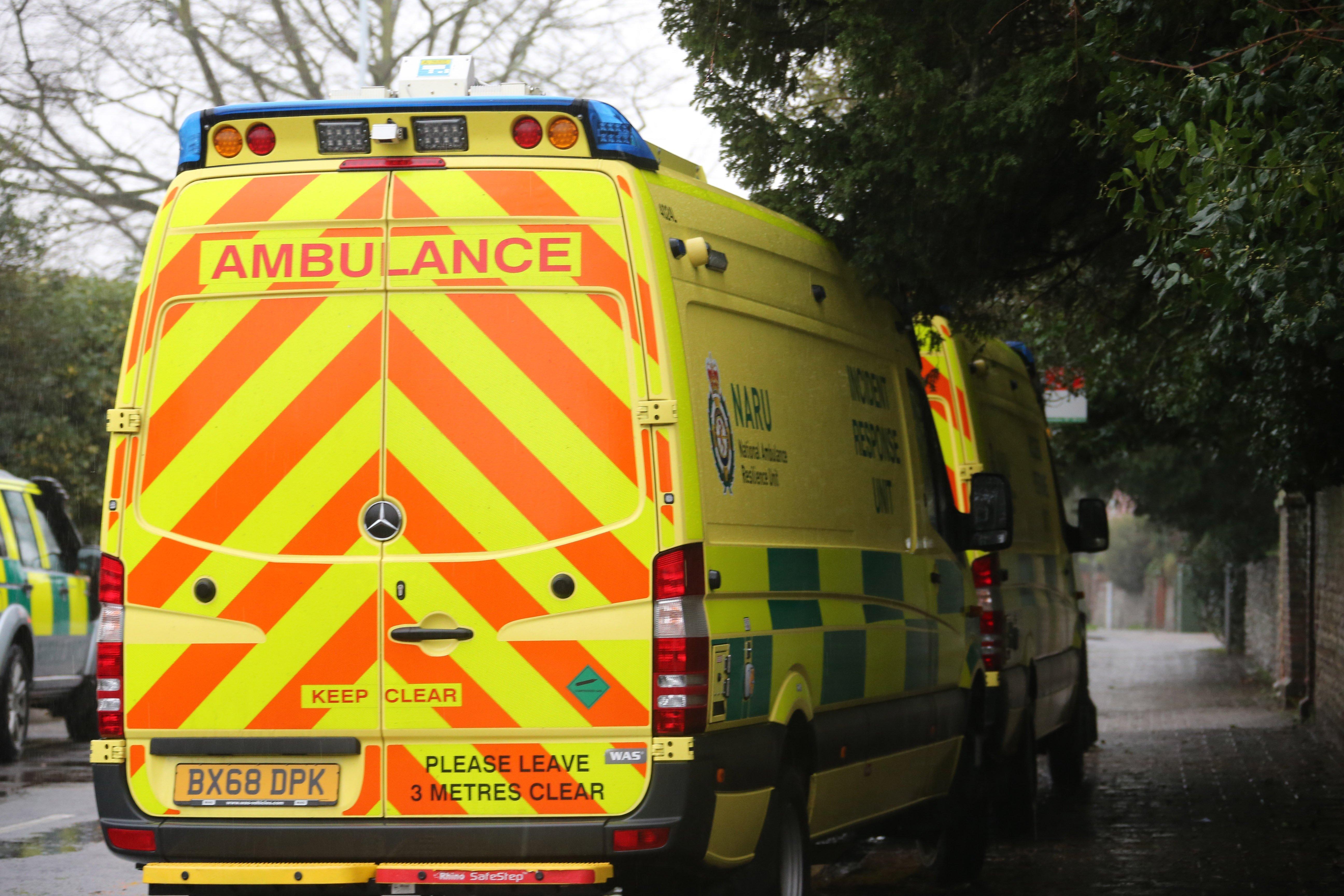 Ambulance crews respond to an incident at Kingswood Nursing Home, Heene Road, Worthing