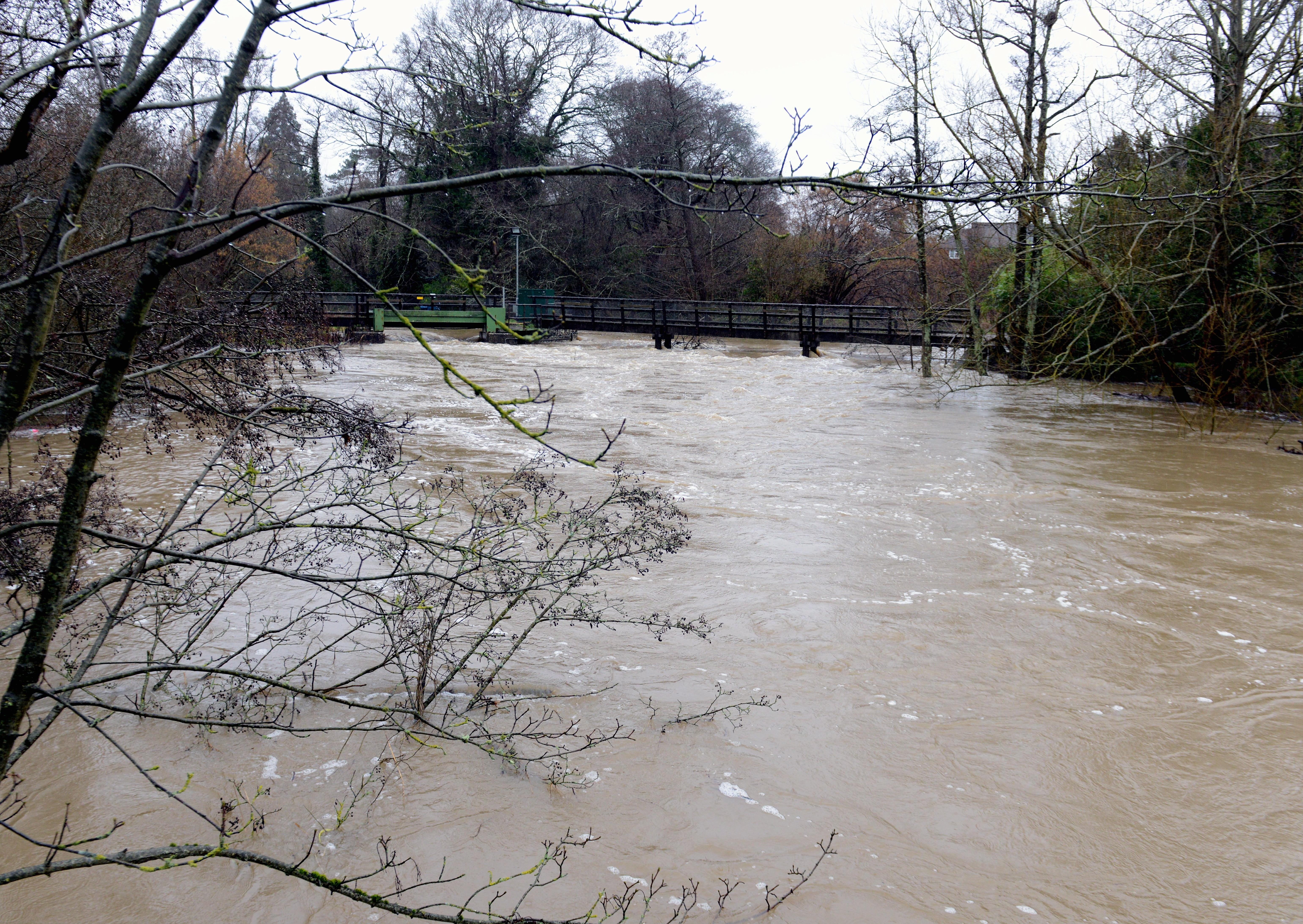 ks20062-3 Dennis Mid Pet Flood  phot kate
The river Rother in Midhurst.ks20062-3 SUS-200216-183429008