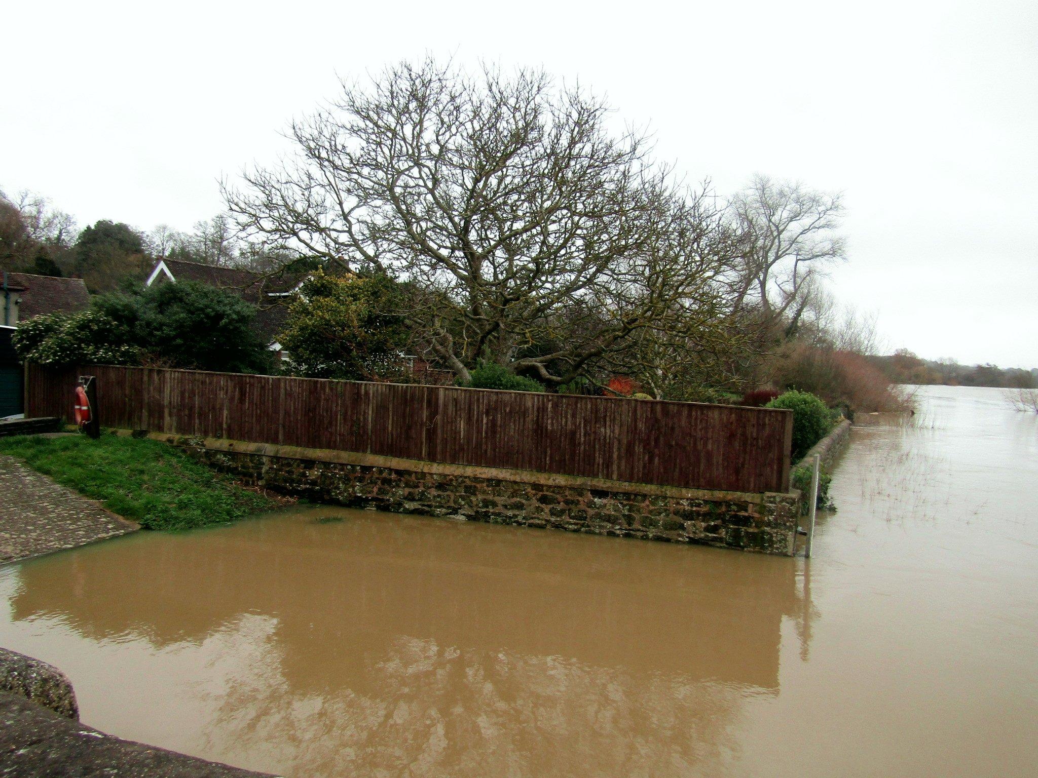 Flooding in Pulborough. Photo by Cynthia Caddell