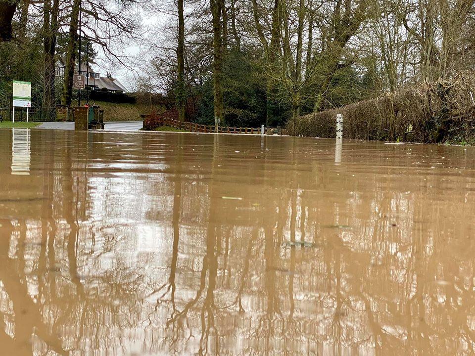 The ford in Kenilworth (photo from Kenilworth Safer Neighbourhood Team SNT)