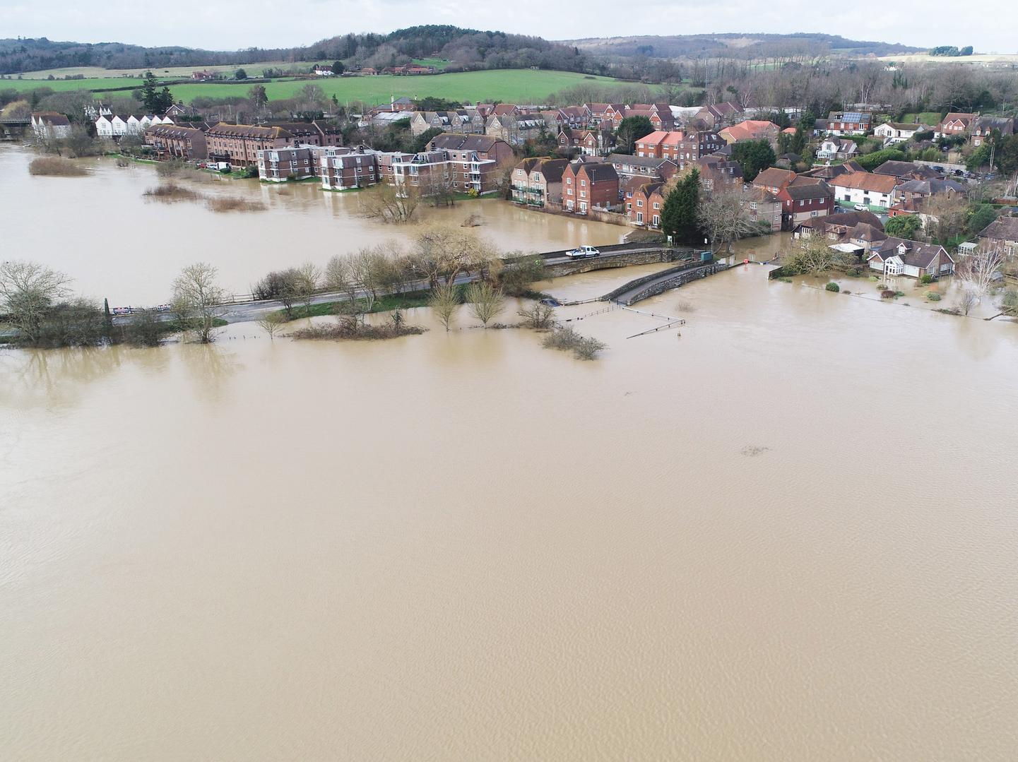 Flooding at the A29 Pulborough