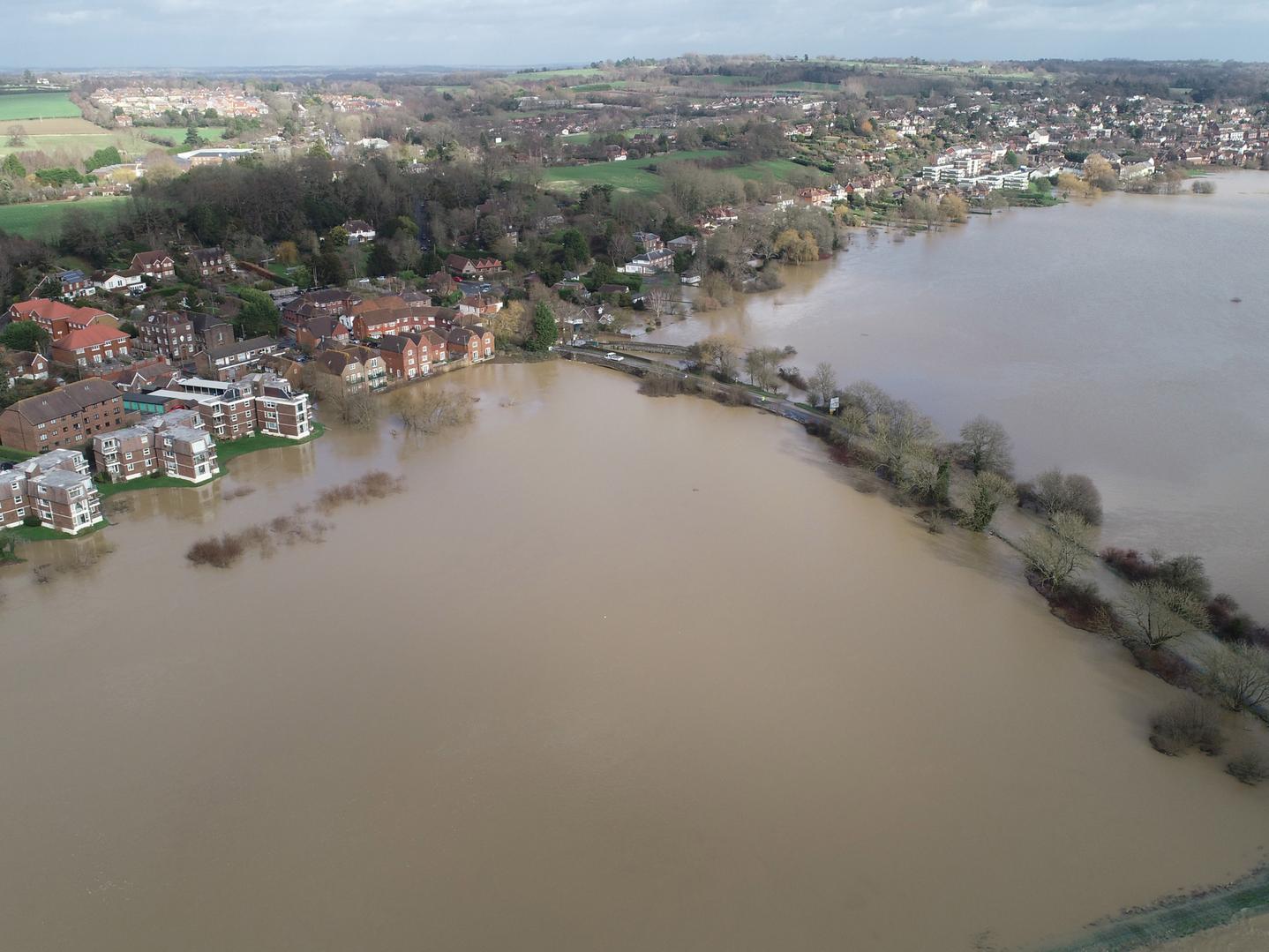 Flooding at the A29 Pulborough