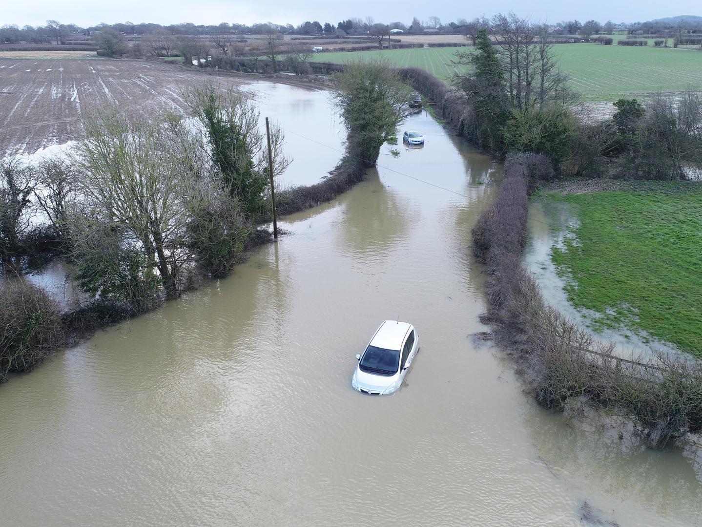 Flooding in Barcombe Mills Road, Lewes