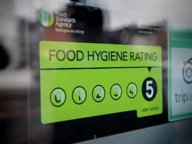 Which pubs and restaurants on Wellingborough Road have a five-star food hygiene rating?