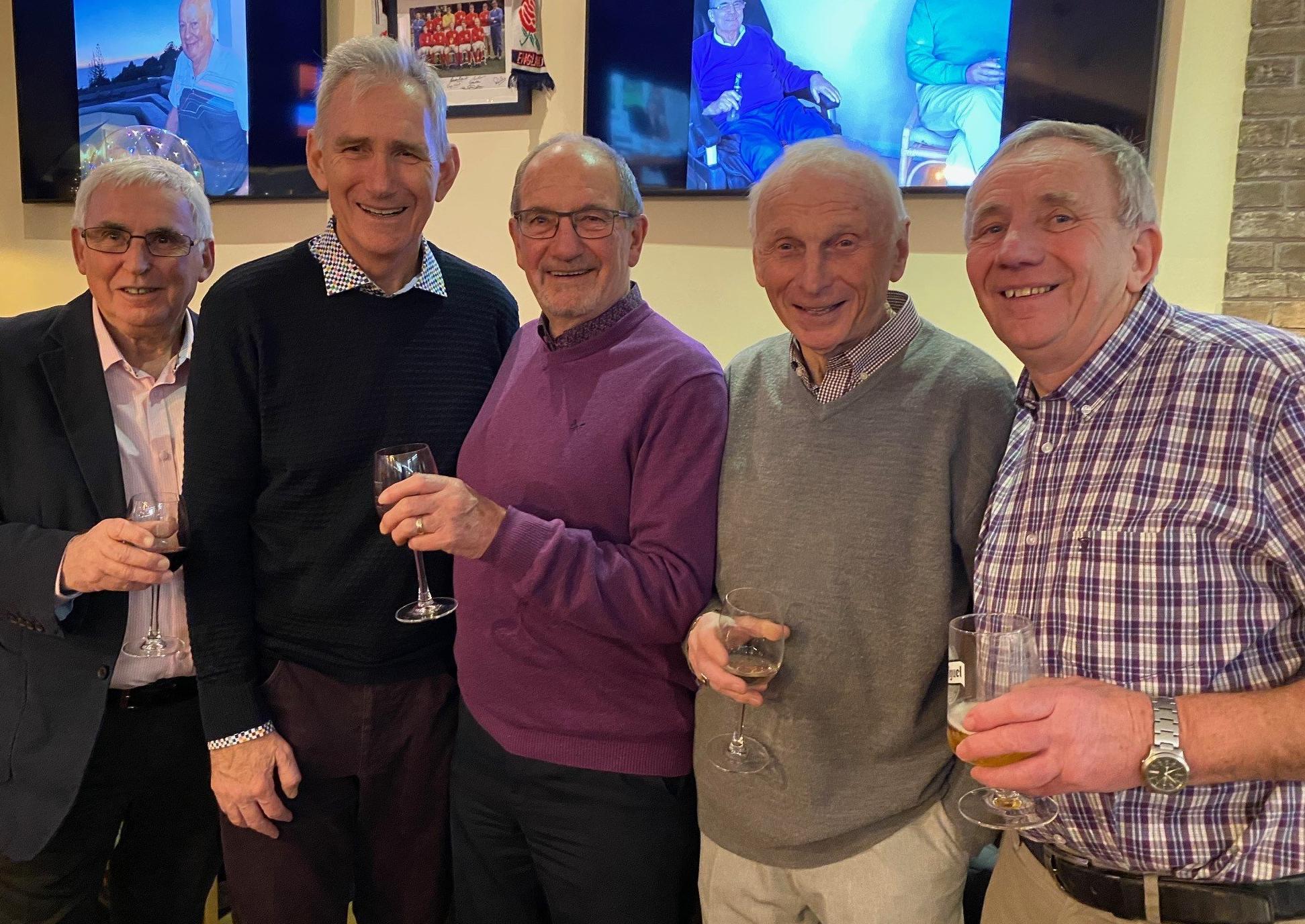 Eastbourne restaurant owner Colin Taylor celebrates his 80th birthday at Taylor's Sports Bar in the Beacon Centre. SUS-200219-140649001