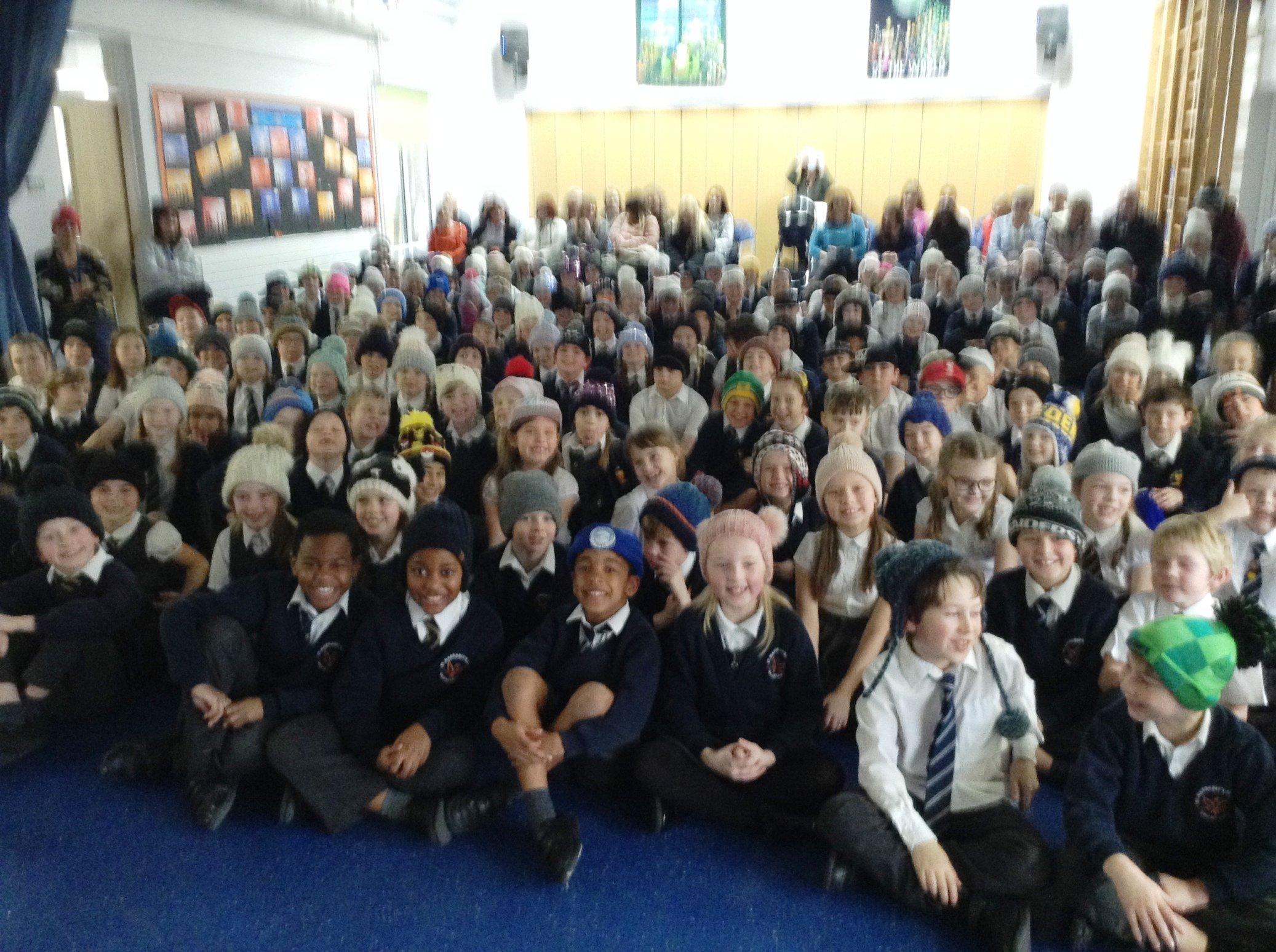 Woolly Hat Day at St Margaret's Primary School in Angmering