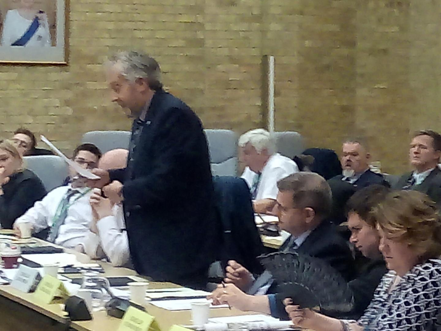 Cllr David Hopkins (Cons, Danesborough & Walton) thanked the administration for a 50,000 investment into the Bow Brickhill Community Centre, in his ward. He was one of a few Conservatives who had items accepted into the budget. Like other Conservatives though, he voted against the overall budget.
