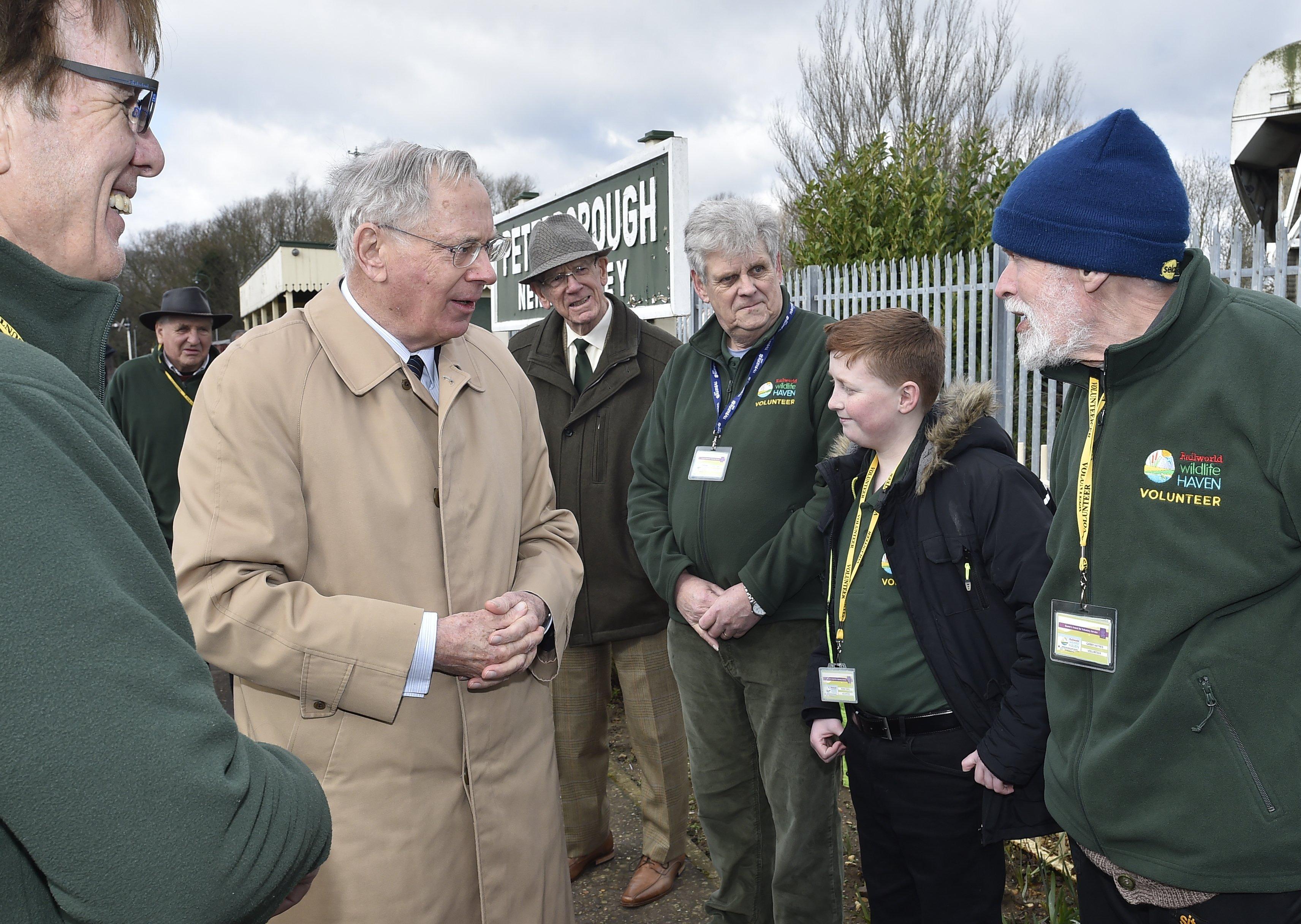 Duke of Gloucester visits Railworld in Peterborough EMN-200227-173844009