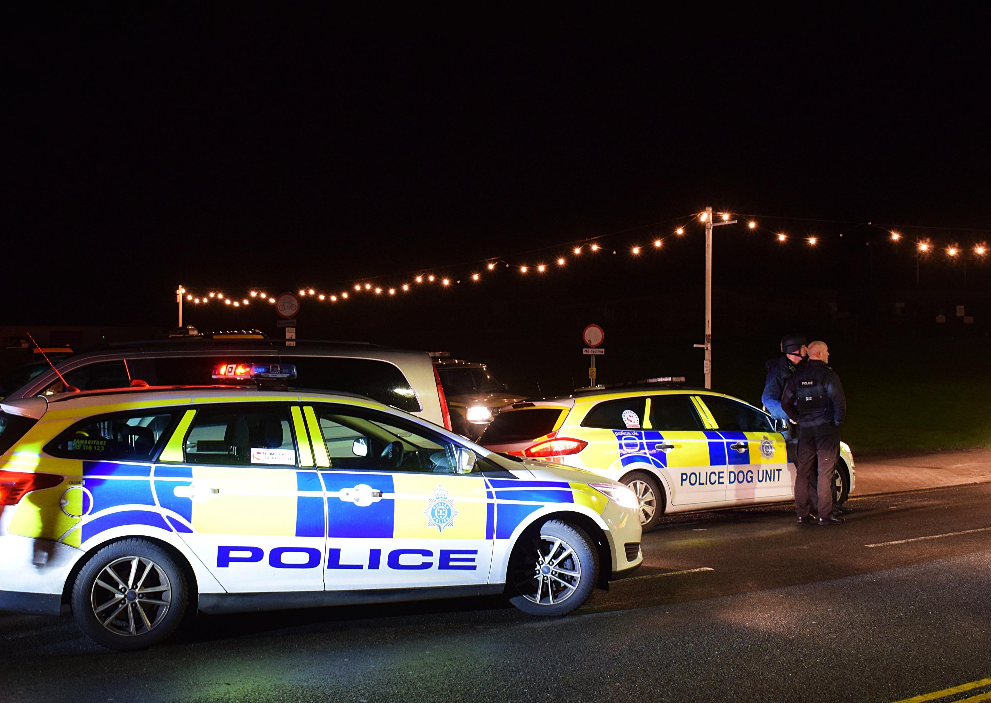 An Eastbourne man was arrested after a three hour stand-off with armed police in Redoubt Road on Saturday evening. Photo by Dan Jessup