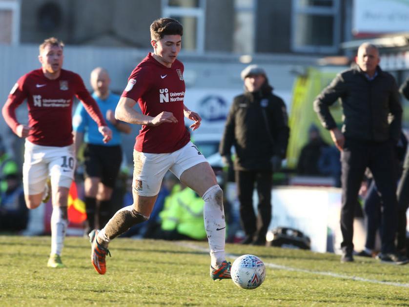 Made sure Cobblers didn't miss McCormack with a very impressive cameo off the bench. Pressed, ran, tackled, passed and headed. He was everywhere... 7.5