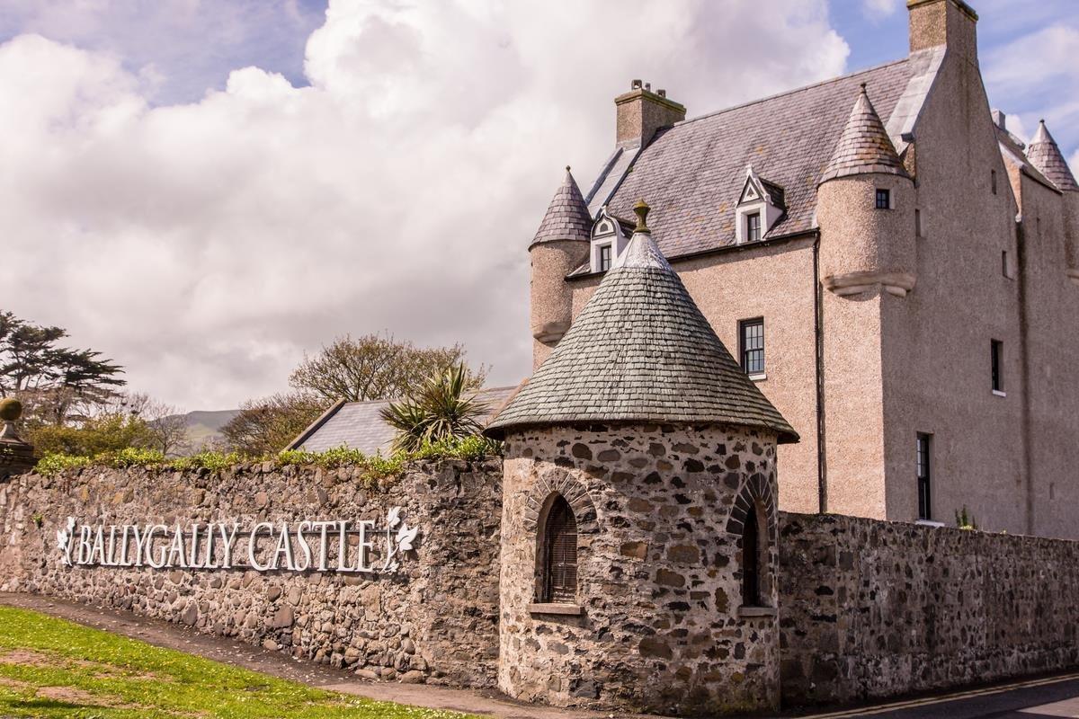 Ballygally: Perched on the tip of the famous Causeway Coastal Route, sits Ballygally Castle, a stunning 17th century castle which overlooks the golden sands of Ballygally Bay and has uninterrupted views across the Irish Sea.