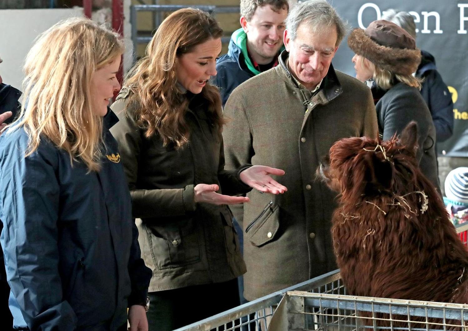 The Duchess of Cambridge during a visit to The Ark Open Farm, at Newtownards, near Belfast